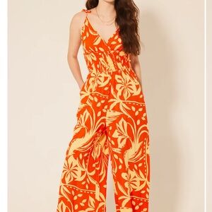 Patrons of Peace Blue and white Arcadia jumpsuit